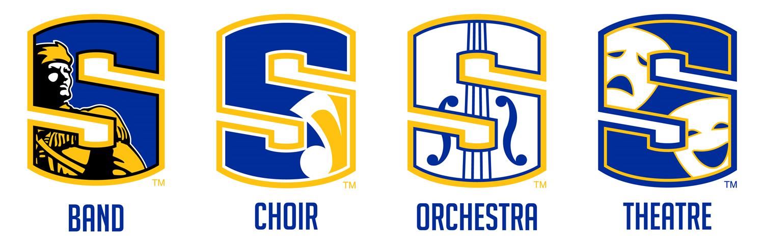 Band Choir Orchestra and Theatre Logos